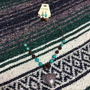 NWT CGNY necklace and earrings